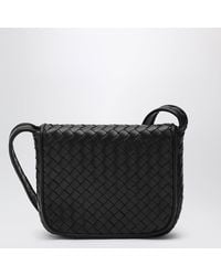Bottega Veneta - Veneto Mini Messenger Bag With Flap - Lyst
