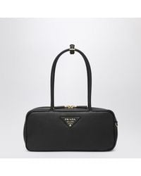 Prada - Medium Leather Bowling Bag - Lyst