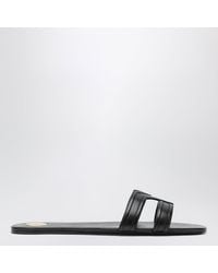 Saint Laurent - Mabrouka Leather Sandals - Lyst