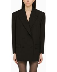 Givenchy - Oversize Double-breasted Wool Jacket - Lyst
