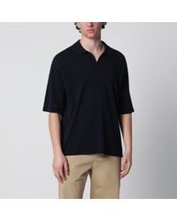 Roberto Collina - Cotton Knit Polo Shirt - Lyst