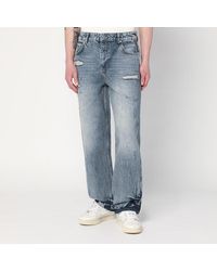 Represent - Verwaschene Blaue Jeans Mit Rissen - Lyst