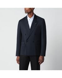 Lardini - Double-Breasted Wool Jacket - Lyst
