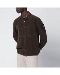 Stone Island - Military Corduroy Shirt - Lyst