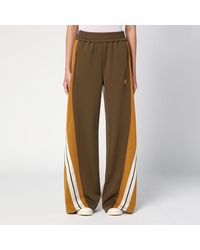 Palm Angels - Ochre Colour-Block Wide Trousers - Lyst
