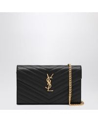 Saint Laurent - Cassandre Chain Clutch Bag - Lyst