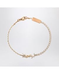 Saint Laurent - Cassandre Charm Bracelet - Lyst