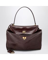 Balenciaga - Cocco-print Calfskin Medium Rodeo Bag - Lyst