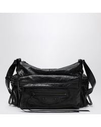 Balenciaga - Le City Medium Multi-Pocket Lambskin Crossbody Bag - Lyst