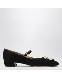 Ferragamo - Gancini Heeled Ballerina - Lyst