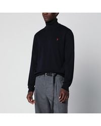 Ami Paris - Turtleneck Sweater Ami De Coeur - Lyst