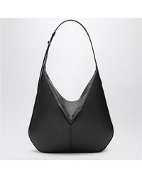 Valextra - Borsa hobo vivi nera in pelle - Lyst