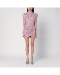 ROTATE BIRGER CHRISTENSEN - Mini Dress With Sequin Fringes - Lyst