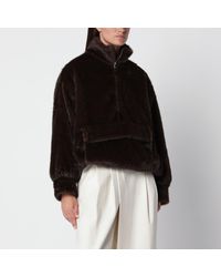 Source Unknown - Faux Fur Half-Zip Sweatshirt - Lyst