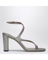 Jimmy Choo - Azia 85 Sandal In Metallic Leather - Lyst