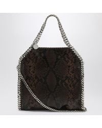 Stella McCartney - Falabella Mini Tote Bag With Snake Print - Lyst