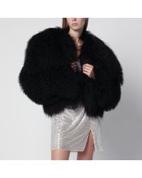 The Attico - Cropped Bomber Jacket - Lyst