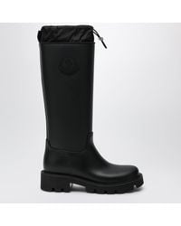 Moncler - Kickstream High Regenstiefel Aus Pvc/Nylon, Schwarz - Lyst