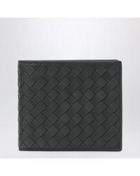 Bottega Veneta - Slate Intrecciato Wallet - Lyst