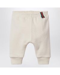 Gucci - Weiße Jogginghose Aus Baumwolle - Lyst