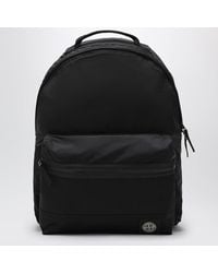 Stone Island - Nylon Backpack With Logo Patch - Lyst
