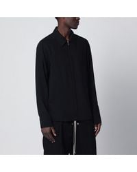 Rick Owens - Zip-Up Wool Shirt Jacket - Lyst