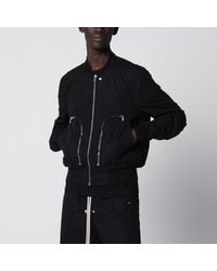 Rick Owens - Bauhaus Flight Ribbed Cotton Bomber Jacket - Lyst