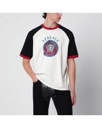 Versace - Cotton T-Shirt With Medusa Print - Lyst