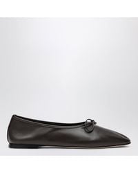 Dear Frances - Espresso Leather Gala Ballet Flats - Lyst