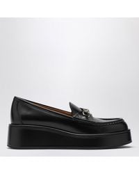Gucci - Horsebit Leather Platform Loafer - Lyst