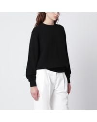 TOTEME - Cotton Crew Neck Jumper - Lyst