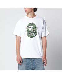 A Bathing Ape - Tshirt With Camouflage Print - Lyst