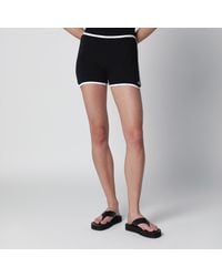 Courreges - Contrast Mini Jersey Shorts - Lyst