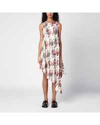 Loewe - Robe Mi-Longue À Design Asymétrique - Lyst