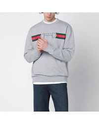 Gucci - Cotton Jersey Sweatshirt With Logo Print - Lyst