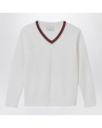 Gucci - Jumper With Web Ribbon - Lyst