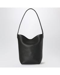 The Row - Petit Sac Cabas Park N/S En Cuir Noir - Lyst