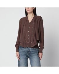 Lemaire - Trompe L'Oeil Cardigan - Lyst