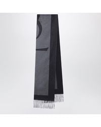 Saint Laurent - Cassandre Jacquard Silk Scarf - Lyst