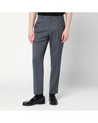 Santaniello - Pantalone antracite in misto lana - Lyst