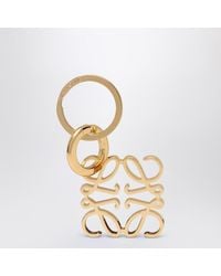 Loewe - Anagram Golden Keychain - Lyst