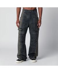 Rick Owens - Stefan Cargo Straight-Leg Denim Jeans With Pockets - Lyst