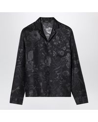 Gucci - Silk Twill Bowling Shirt With Print - Lyst