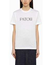 Patou - T-Shirt With Logo - Lyst