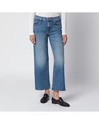 Mother - Mid Rise Maven Flood Jeans - Lyst