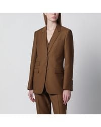 Burberry - Tailored Single-Breasted Wool And Mohair Jacket - Lyst