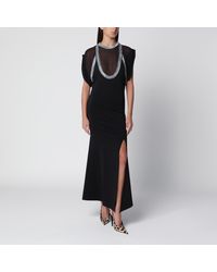 The Attico - Viscose-Blend Dress With Rhinestones - Lyst