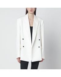 Frankie Shop - Double-Breasted Wool-Blend Jacket - Lyst