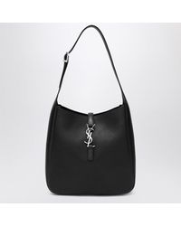 Saint Laurent - Kleine Schwarze Le 5 À 7 Tasche Aus Leder - Lyst