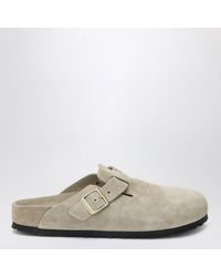 Birkenstock - Boston Exquisite Suede Clogs - Lyst